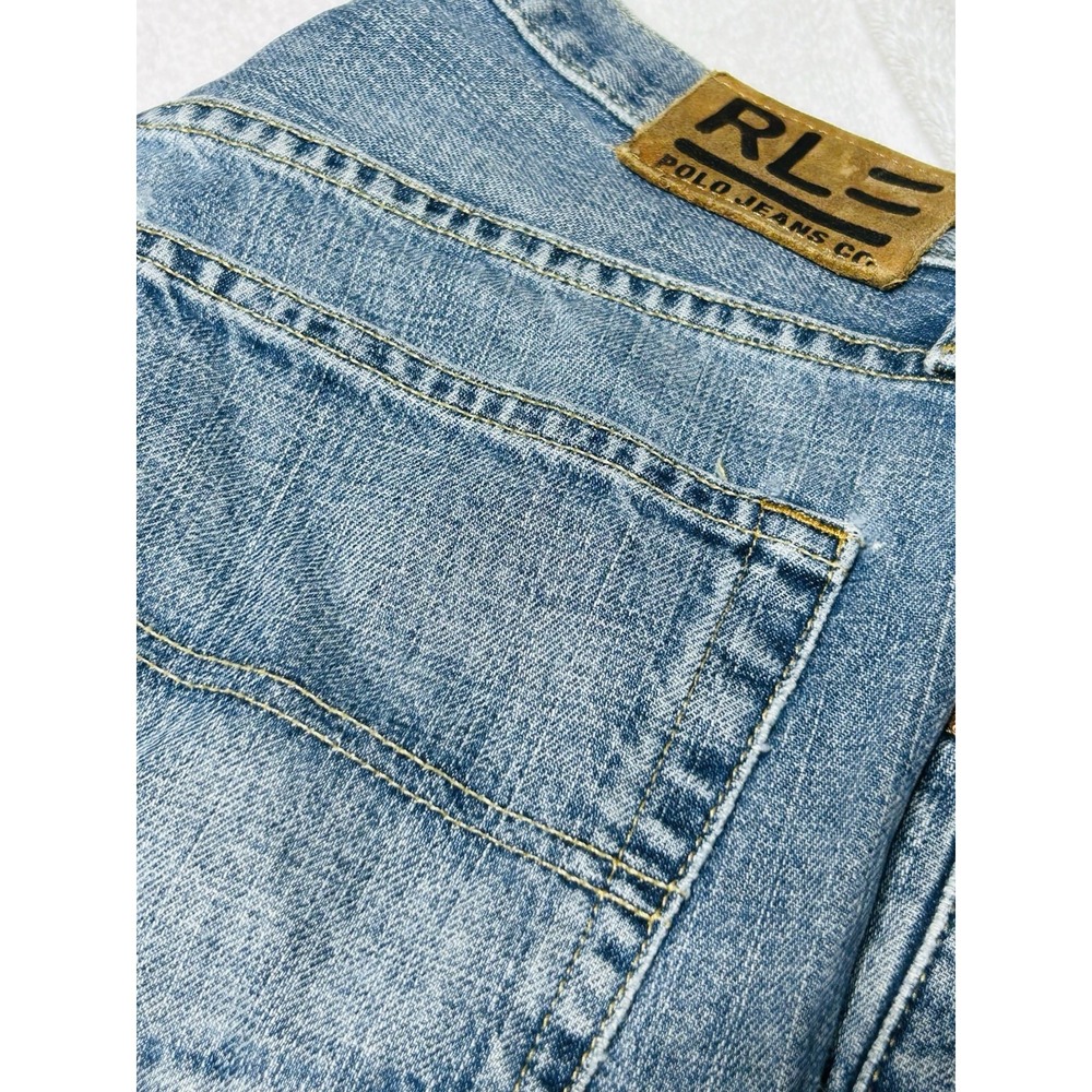VTG Polo Jeans Co Ralph Lauren Hayden Jeans Mens 31x32 Relaxed Straight Y2K Blue